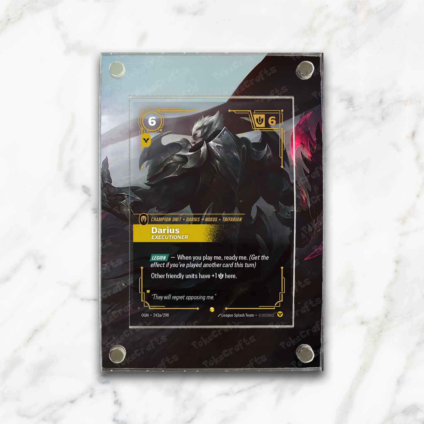 Darius Executioner Extended Artwork Magnetic Acrylic Case (OGN 243a)
