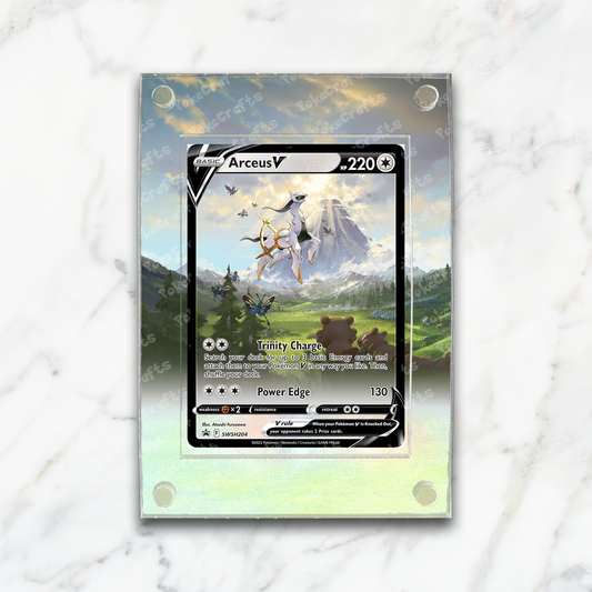 Arceus V Promo Pokemon Extended Artwork Magnetic Acrylic Case (SWSH 204)