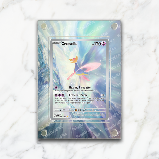Cresselia Shrouded Fable Pokemon Extended Artwork Magnetic Acrylic Case (SFA 071)