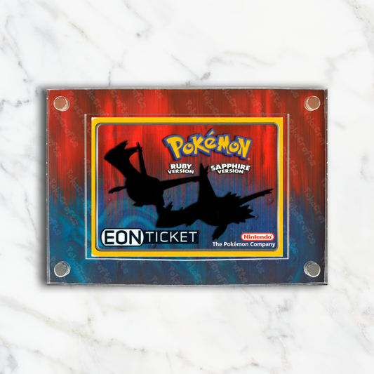 Eon Ticket Promo Pokemon Extended Artwork Magnetic Acrylic Case