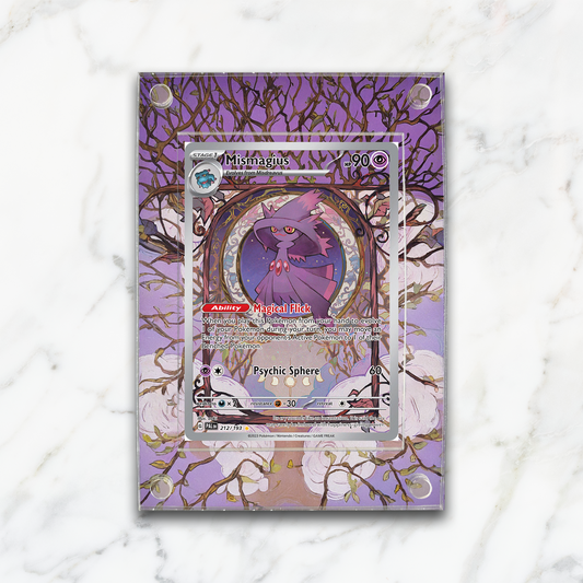 Mismagius Paldea Evolved Pokemon Extended Artwork Magnetic Acrylic Case (PAL 212)